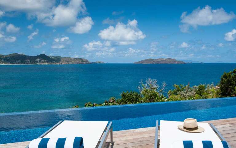 The view from WV VPM, Pointe Milou, St. Barthelemy