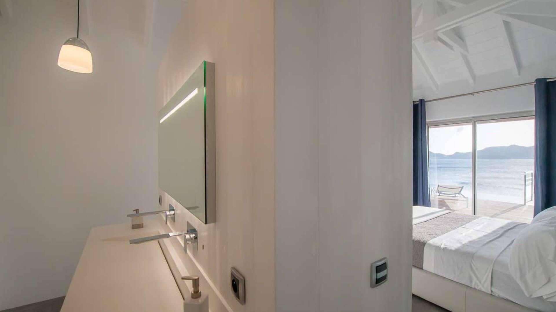 Bathroom at WV VPM, Pointe Milou, St. Barthelemy