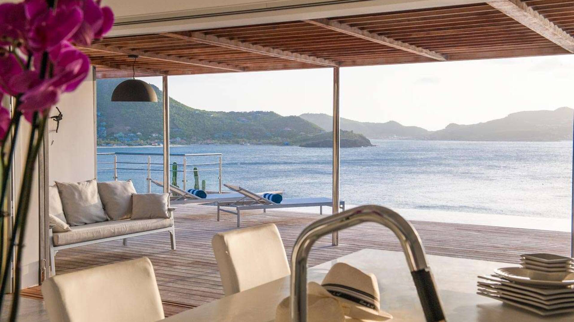 Living Room at WV VPM, Pointe Milou, St. Barthelemy