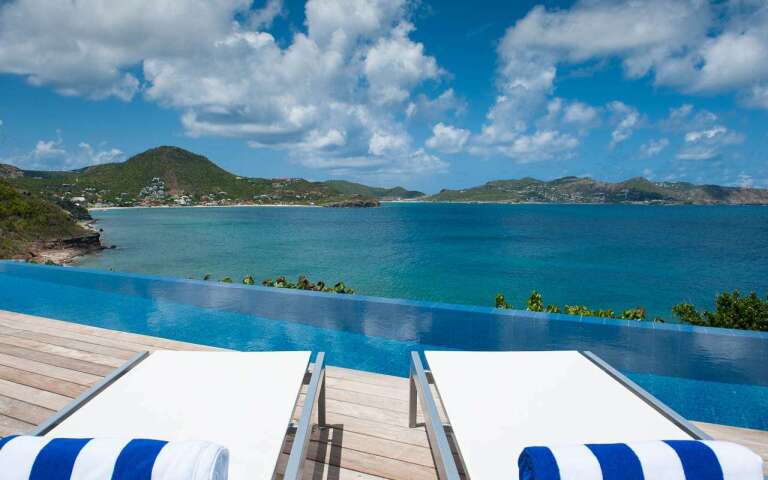 The view from WV VPM, Pointe Milou, St. Barthelemy