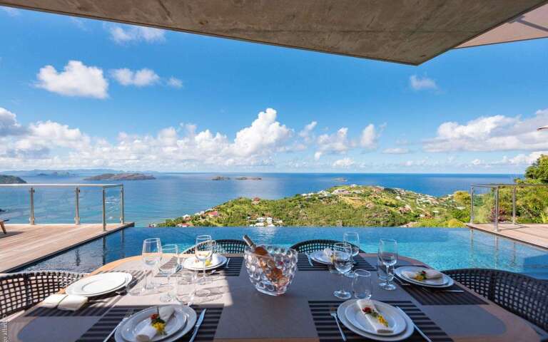 Terrace at WV GDV, Vitet, St. Barthelemy