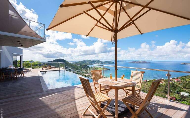 Terrace at WV GDV, Vitet, St. Barthelemy