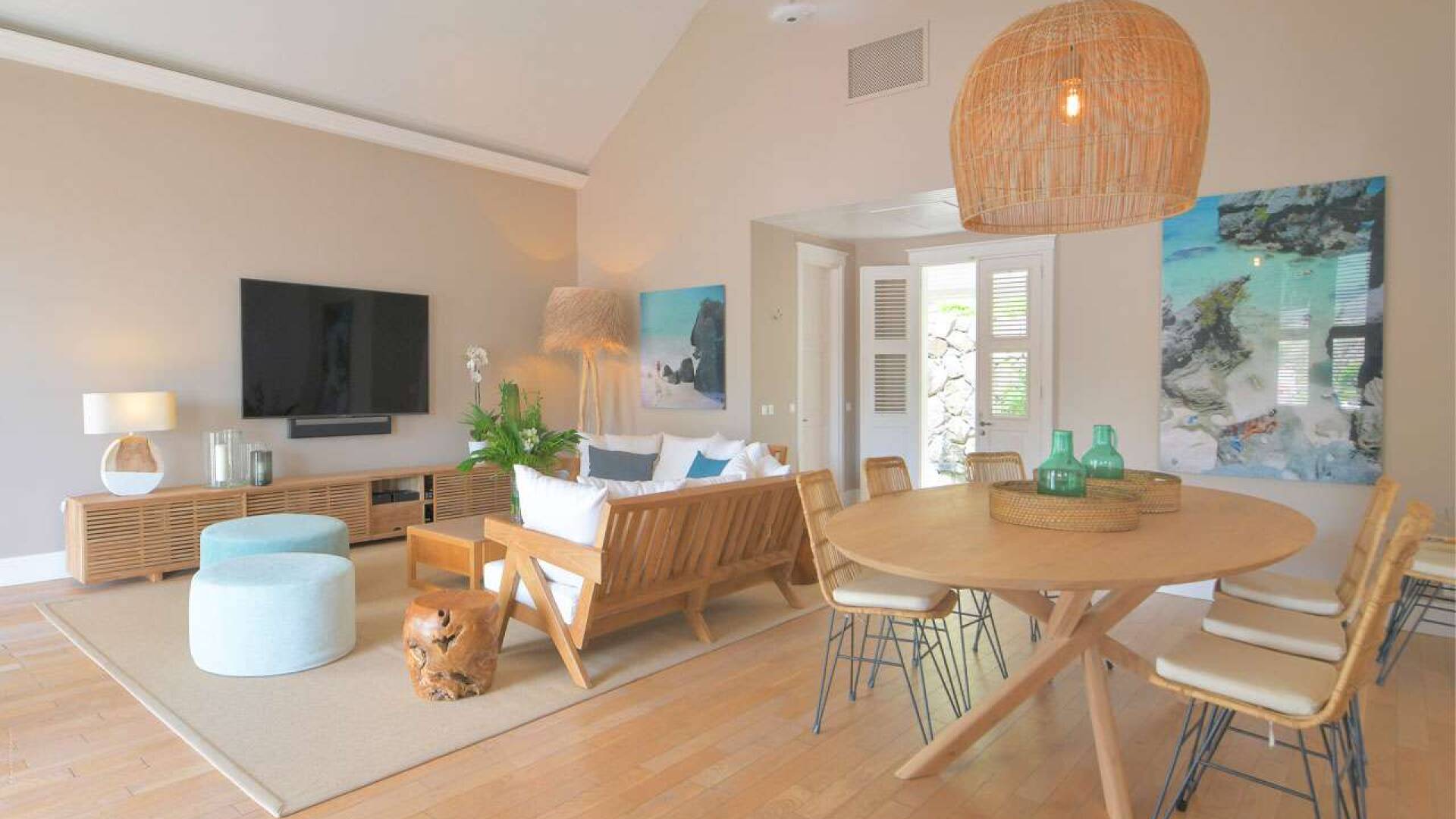 Living Room at WV VGV, Gustavia, St. Barthelemy