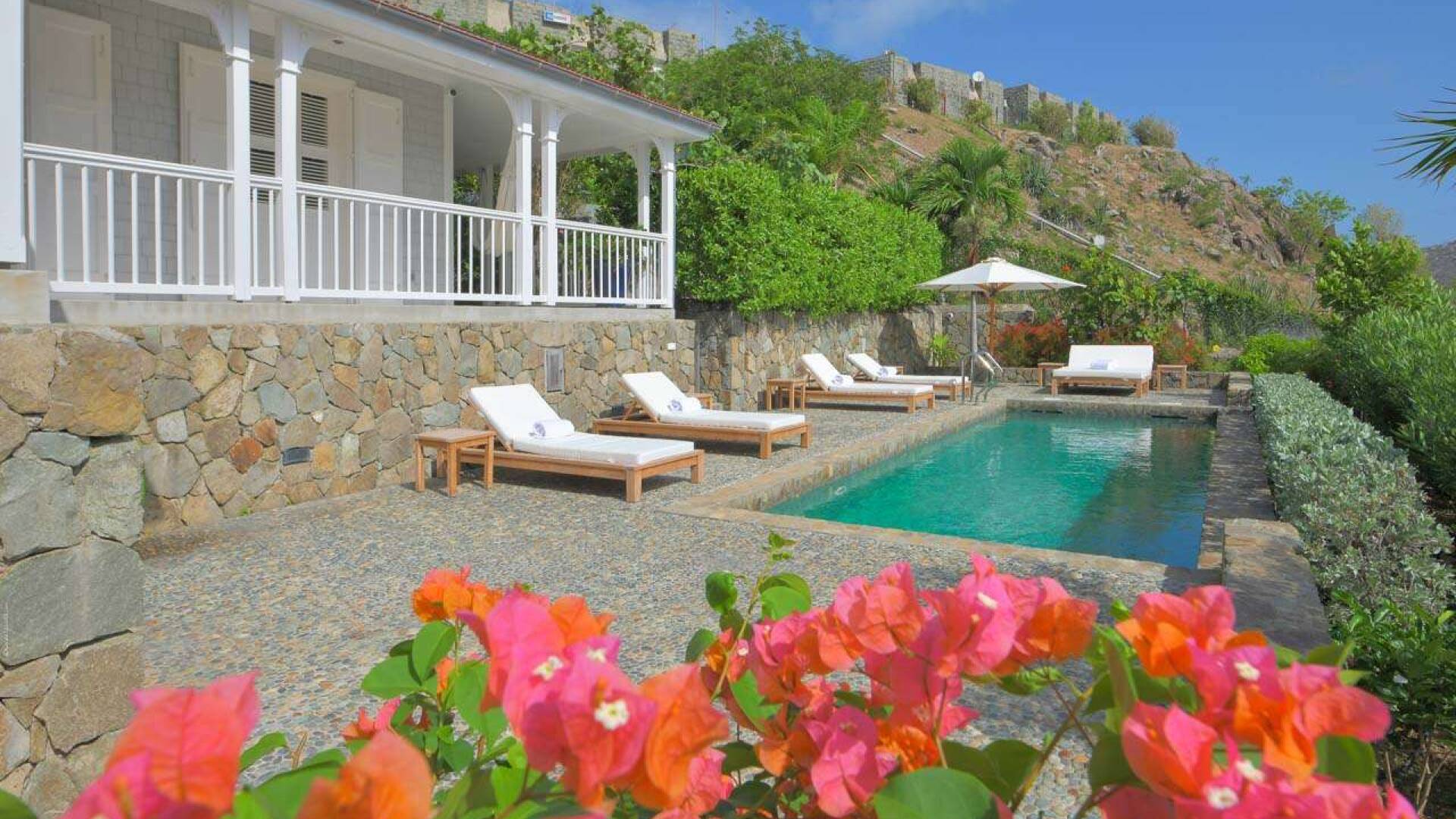 Villa Pool at WV VGV, Gustavia, St. Barthelemy