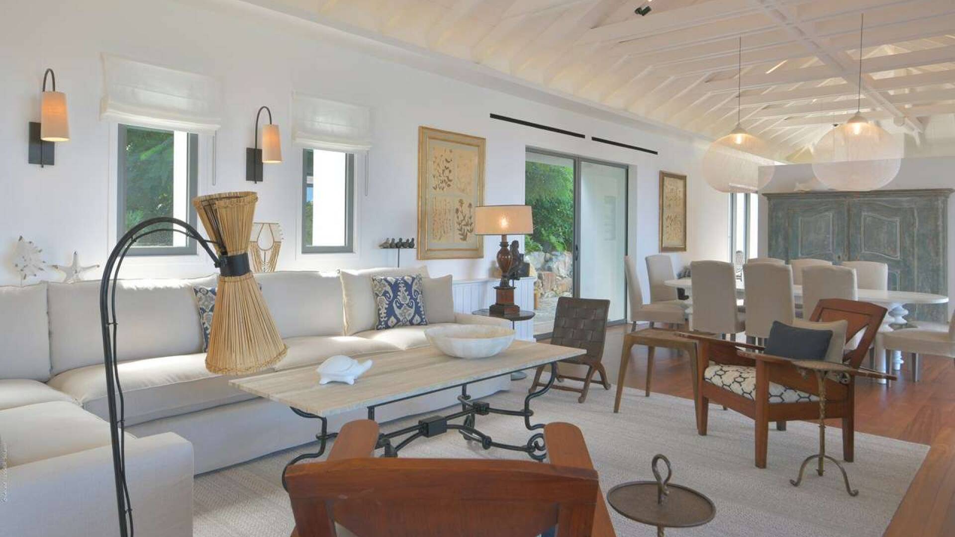 Living Room at WV RMN, Flamands, St. Barthelemy