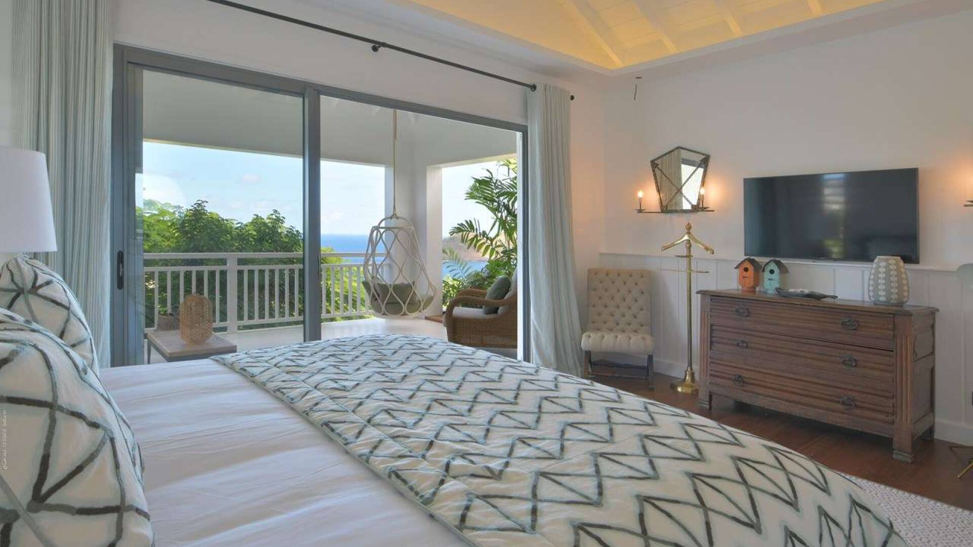 Bedroom at WV RMN, Flamands, St. Barthelemy