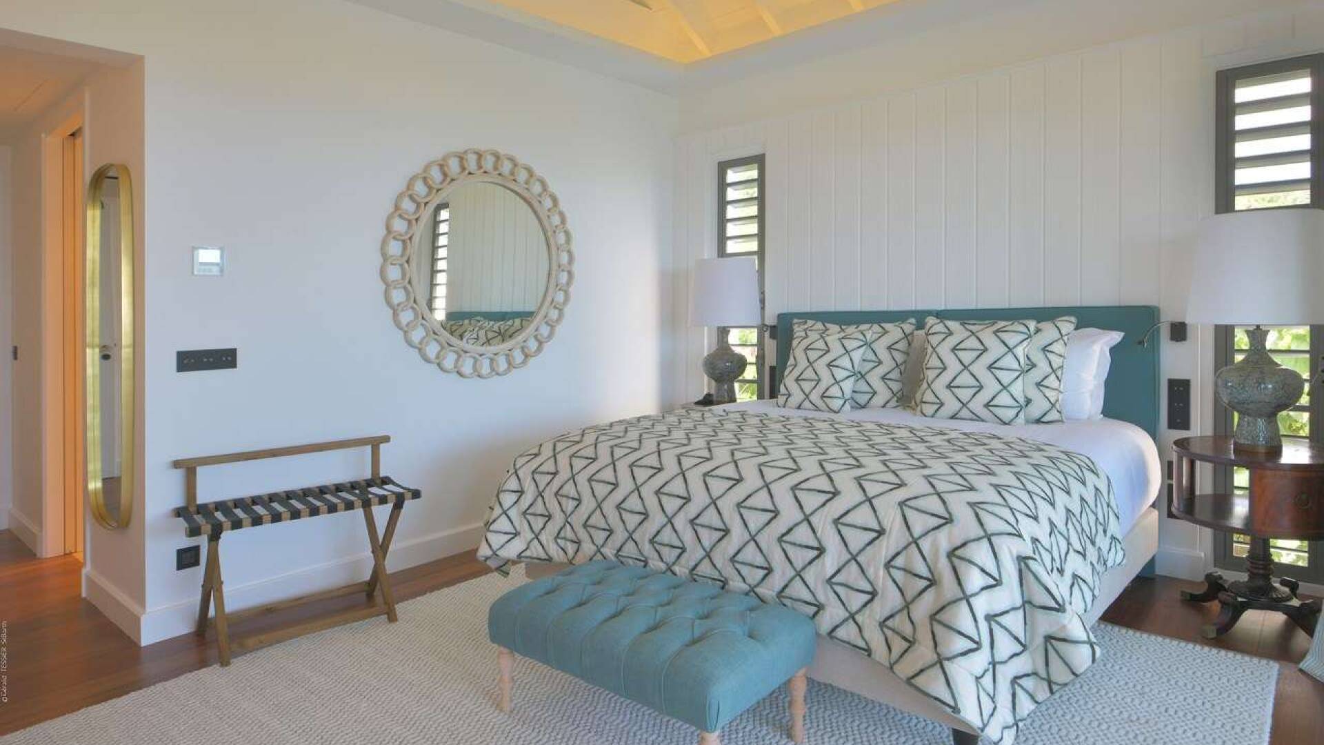 Bedroom at WV RMN, Flamands, St. Barthelemy