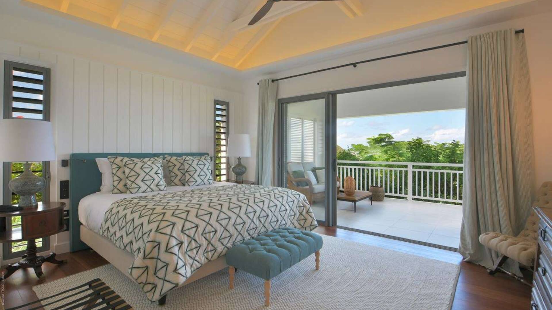 Bedroom at WV RMN, Flamands, St. Barthelemy