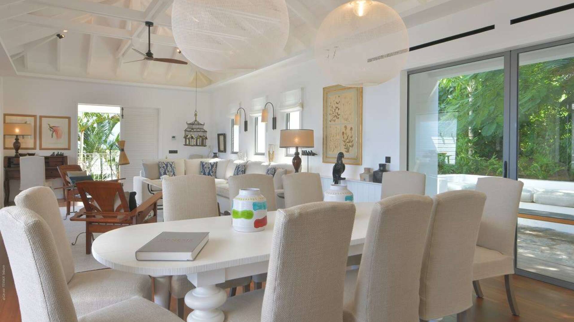 Dining Room at WV RMN, Flamands, St. Barthelemy