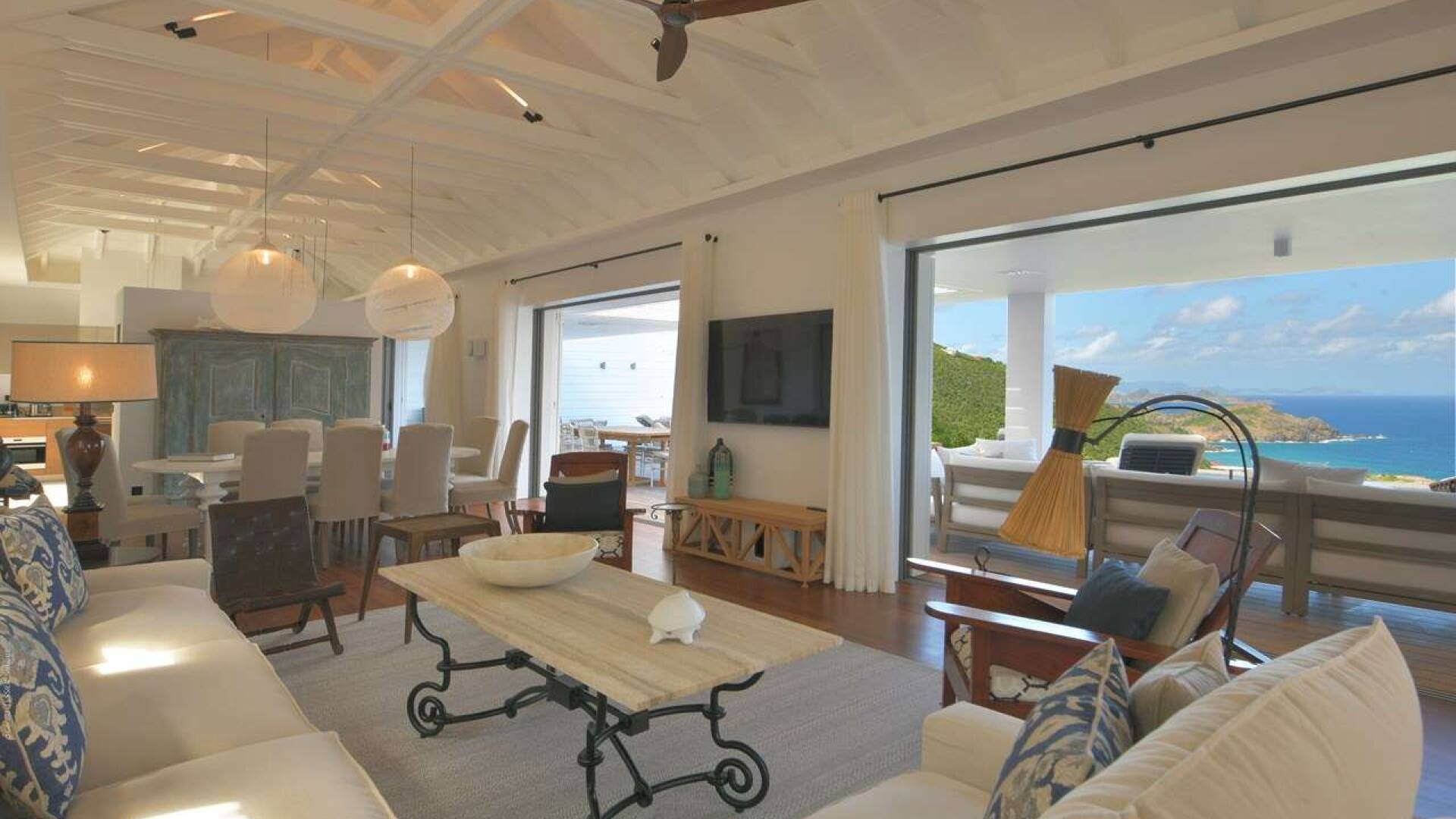 Living Room at WV RMN, Flamands, St. Barthelemy