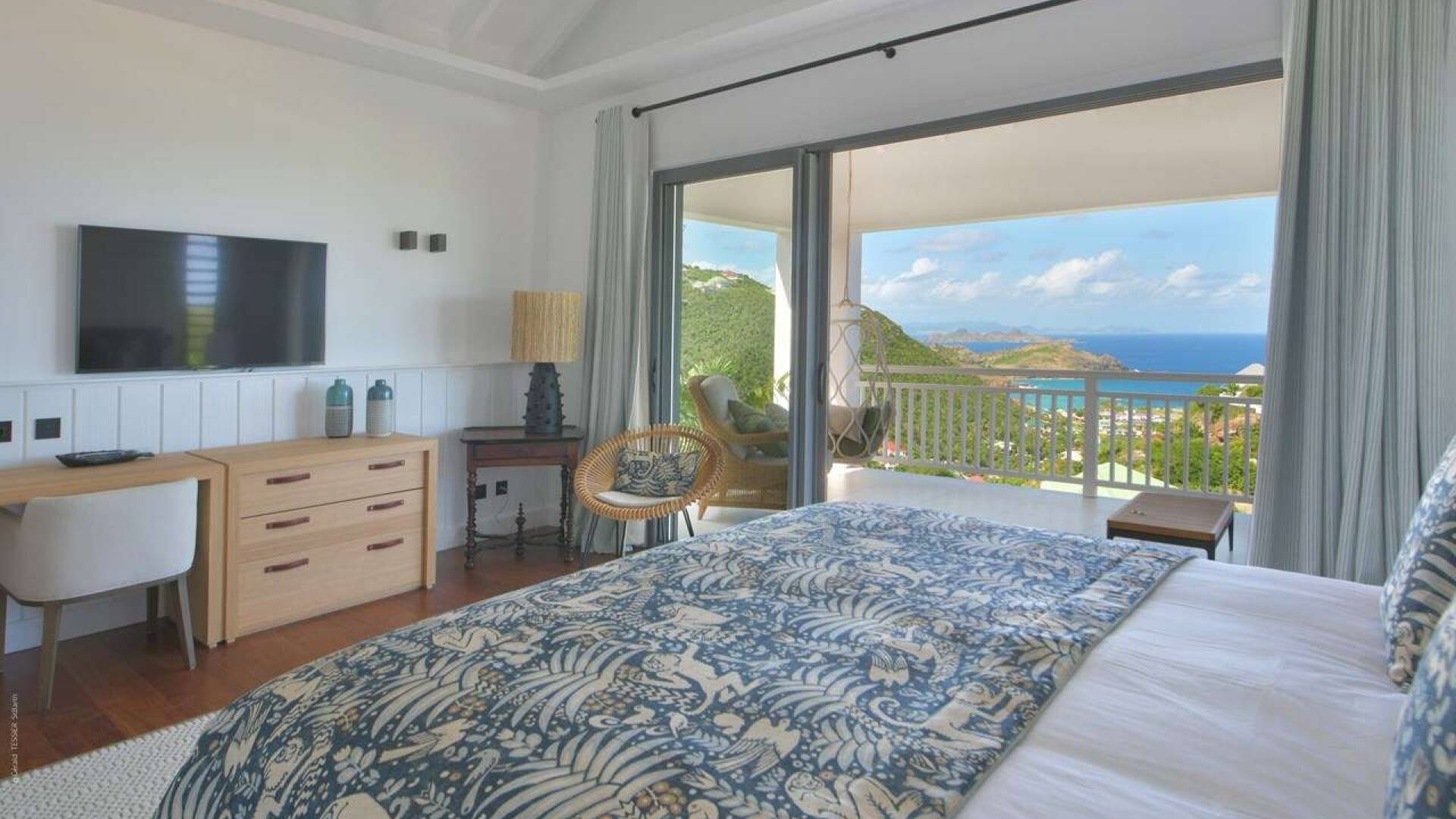 Bedroom at WV RMN, Flamands, St. Barthelemy