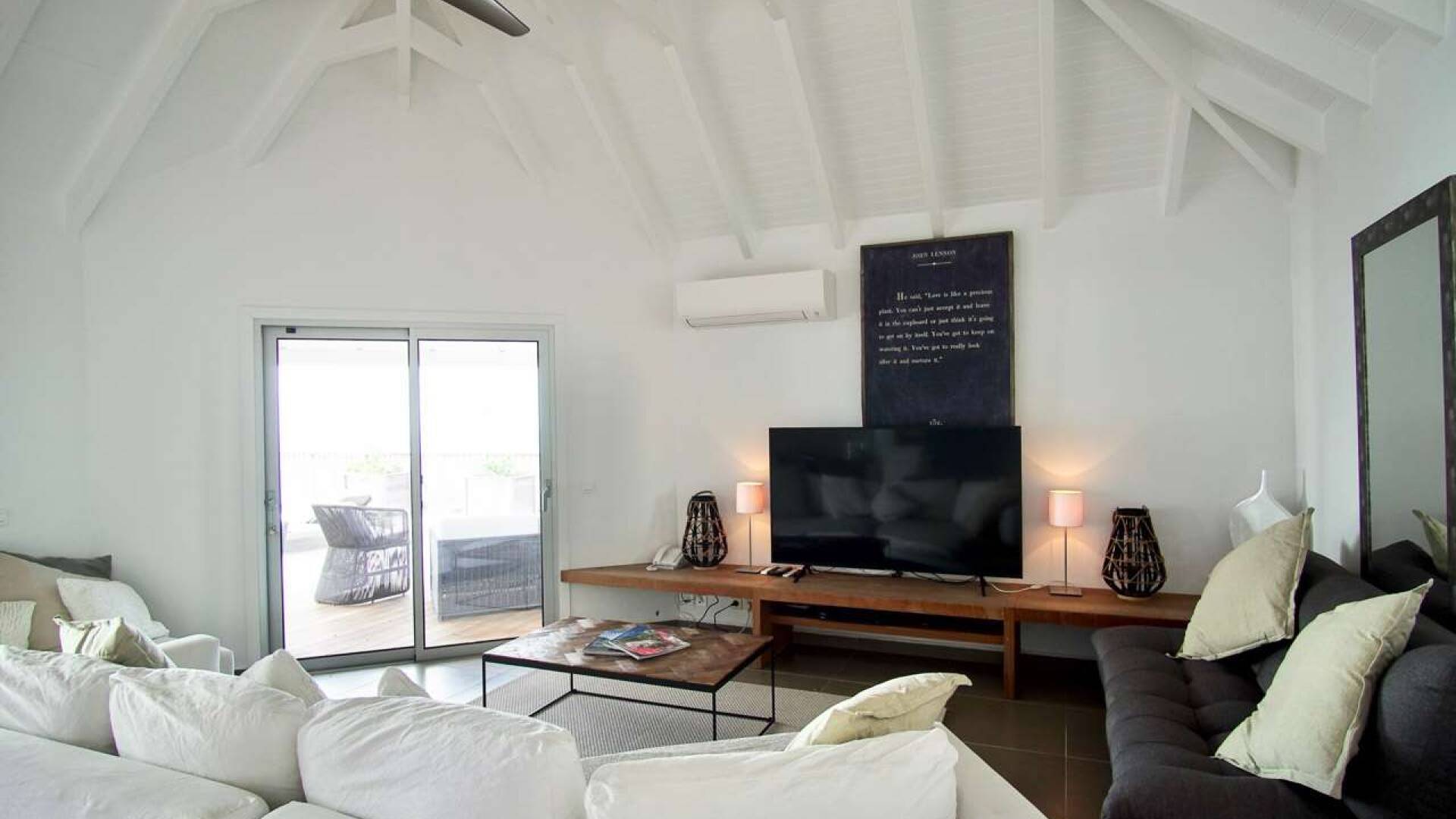 Living Room at WV ETB, Lurin, St. Barthelemy