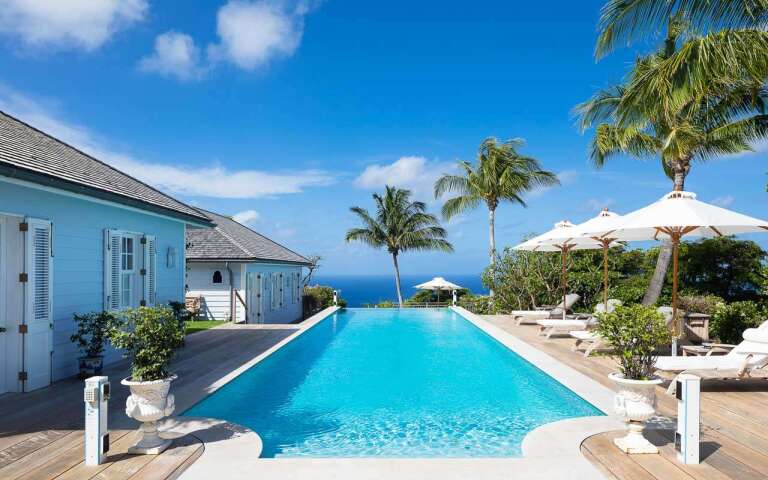 Villa Pool at WV PBO, Colombier, St. Barthelemy