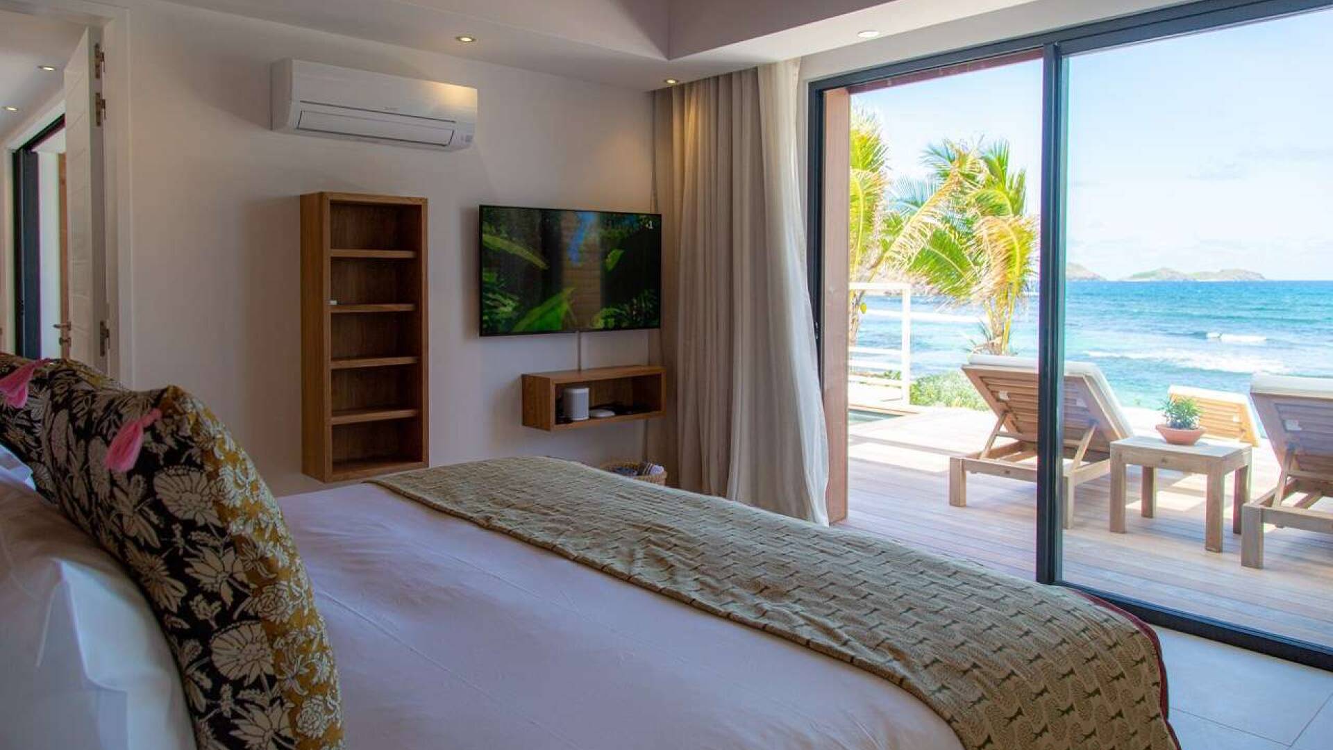 Bedroom at WV ACF, Anse des Cayes, St. Barthelemy