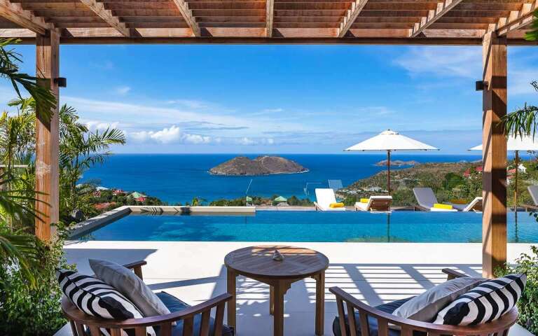 Villa Pool at WV LER, Colombier, St. Barthelemy