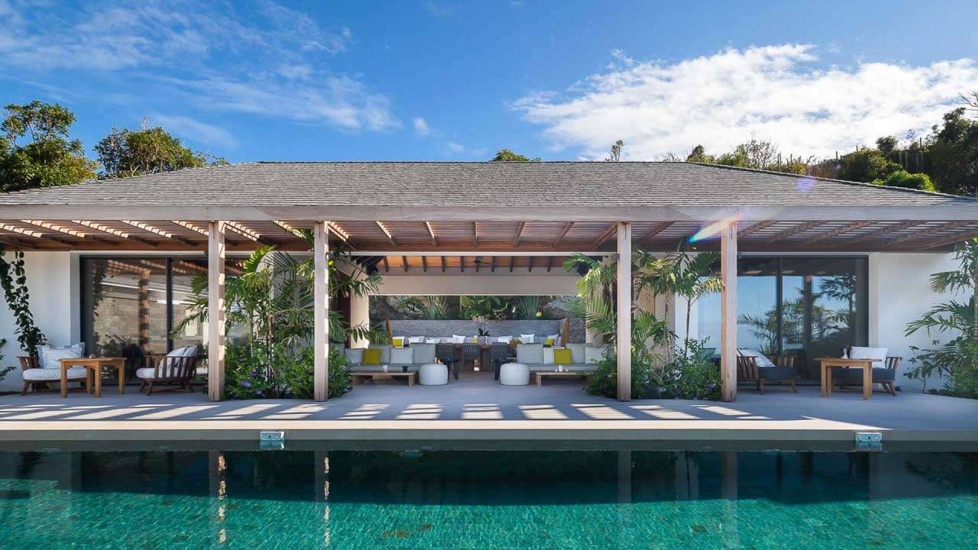 Villa Pool at WV LER, Colombier, St. Barthelemy