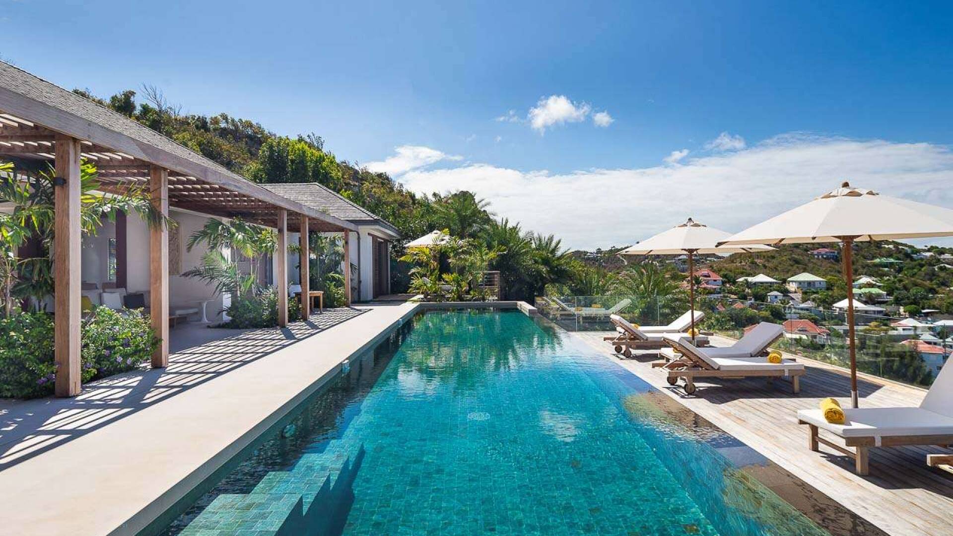 Villa Pool at WV LER, Colombier, St. Barthelemy