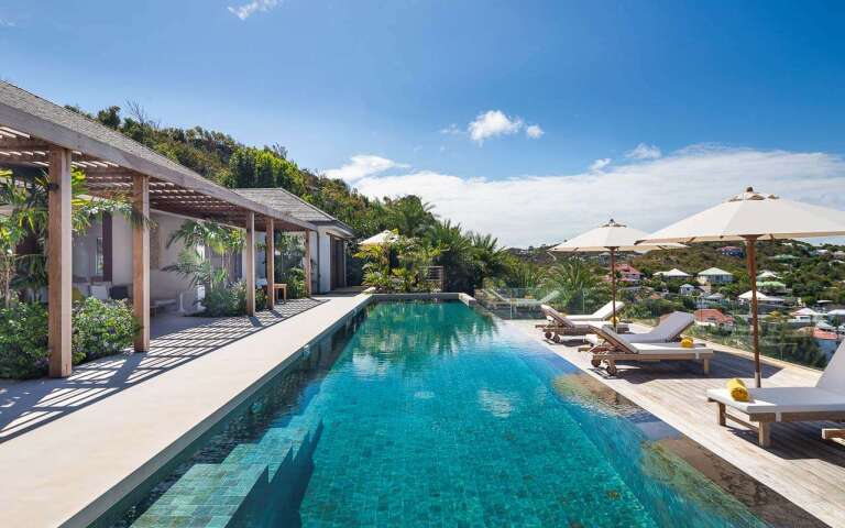 Villa Pool at WV LER, Colombier, St. Barthelemy