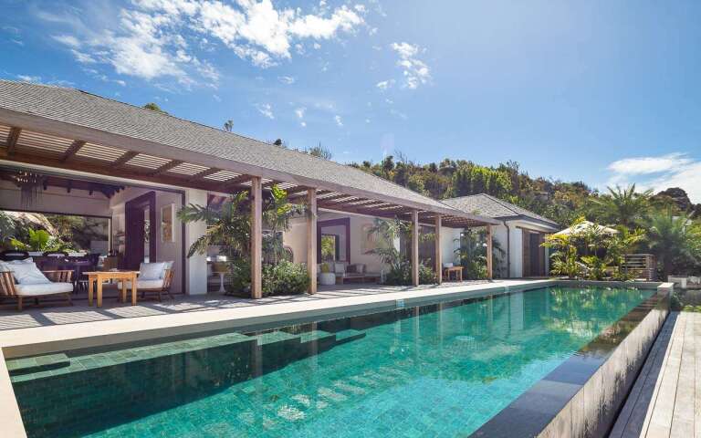 Villa Pool at WV LER, Colombier, St. Barthelemy