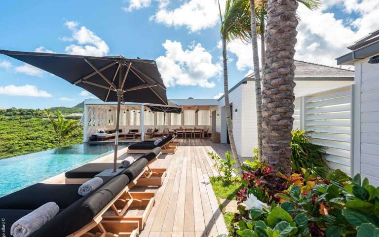 Deck at WV MNT, Pointe Milou, St. Barthelemy