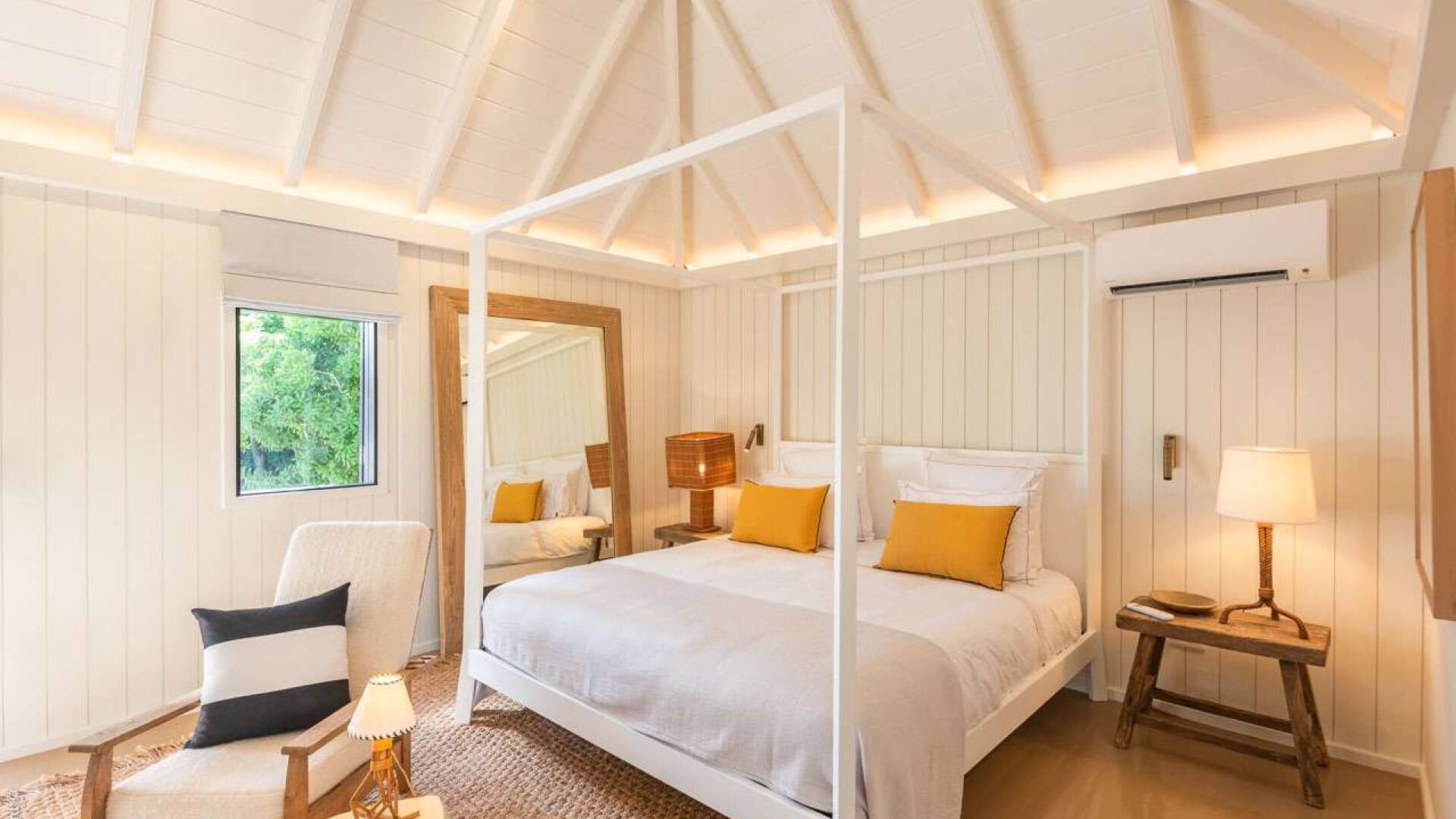 Bedroom at WV MNT, Pointe Milou, St. Barthelemy
