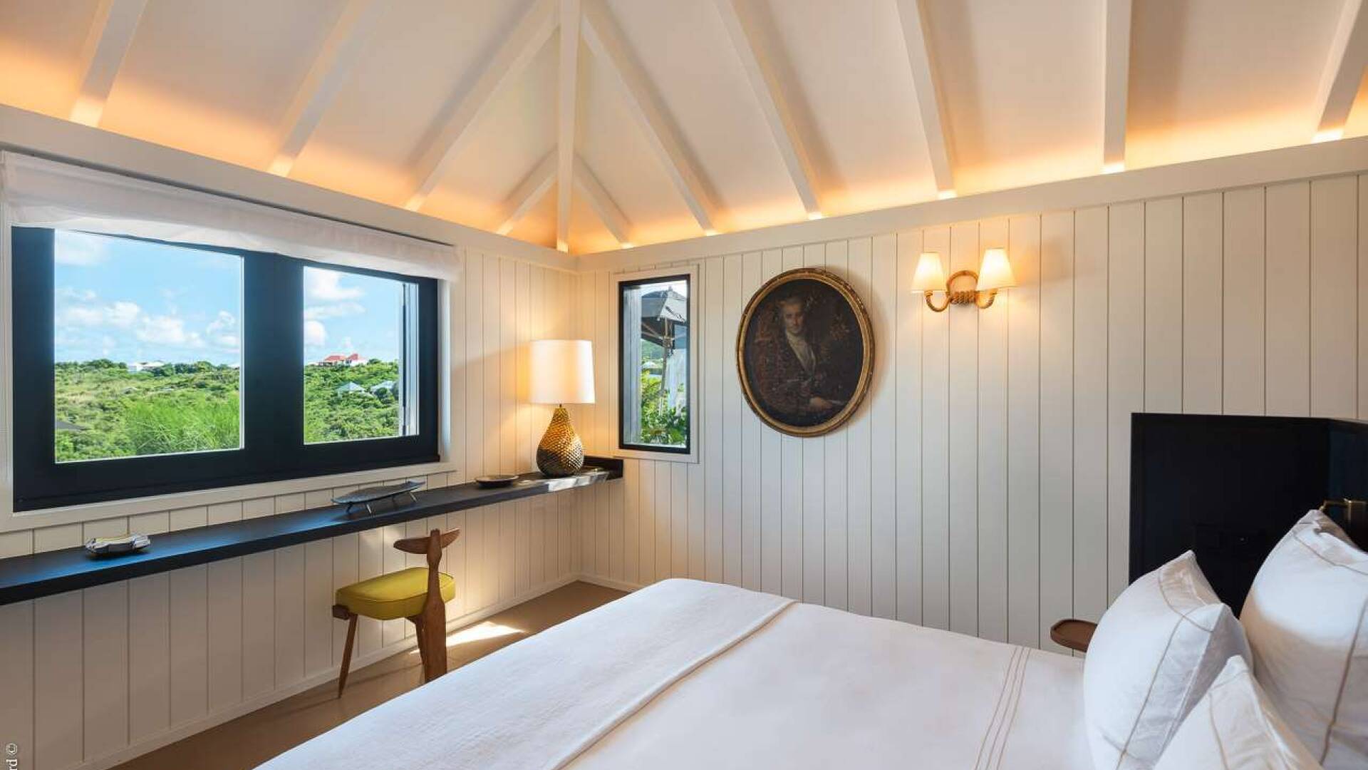 Bedroom at WV MNT, Pointe Milou, St. Barthelemy