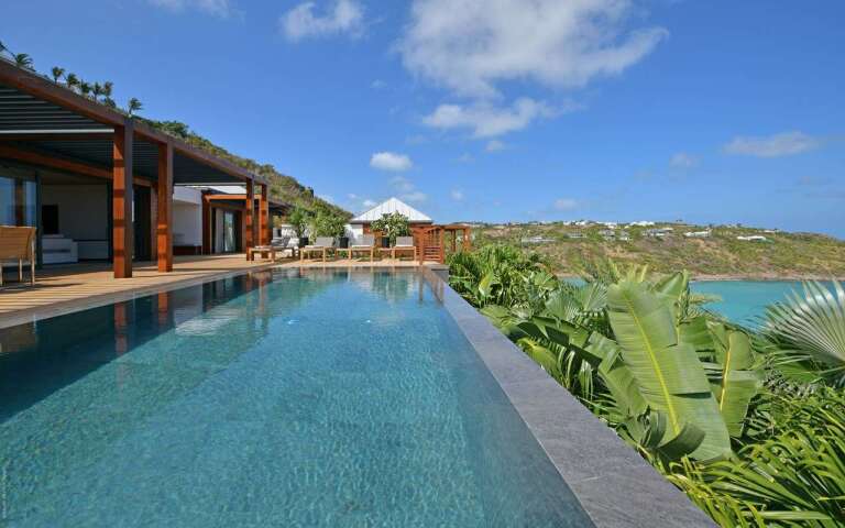 Villa Pool at WV VUM, Marigot, St. Barthelemy