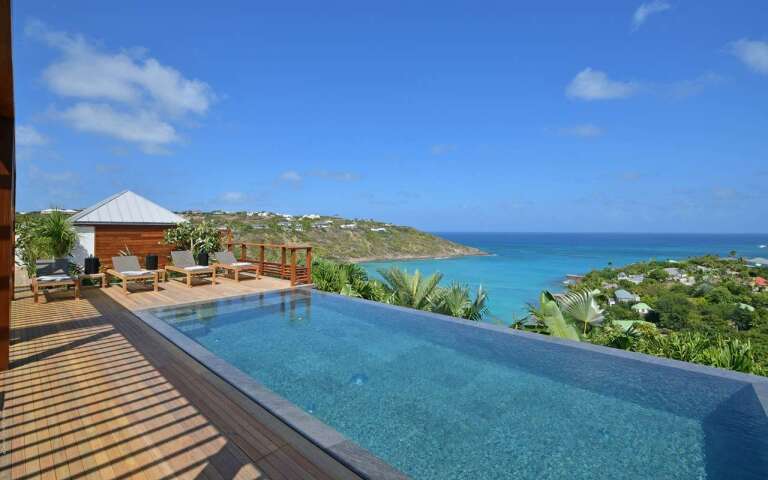 Villa Pool at WV VUM, Marigot, St. Barthelemy