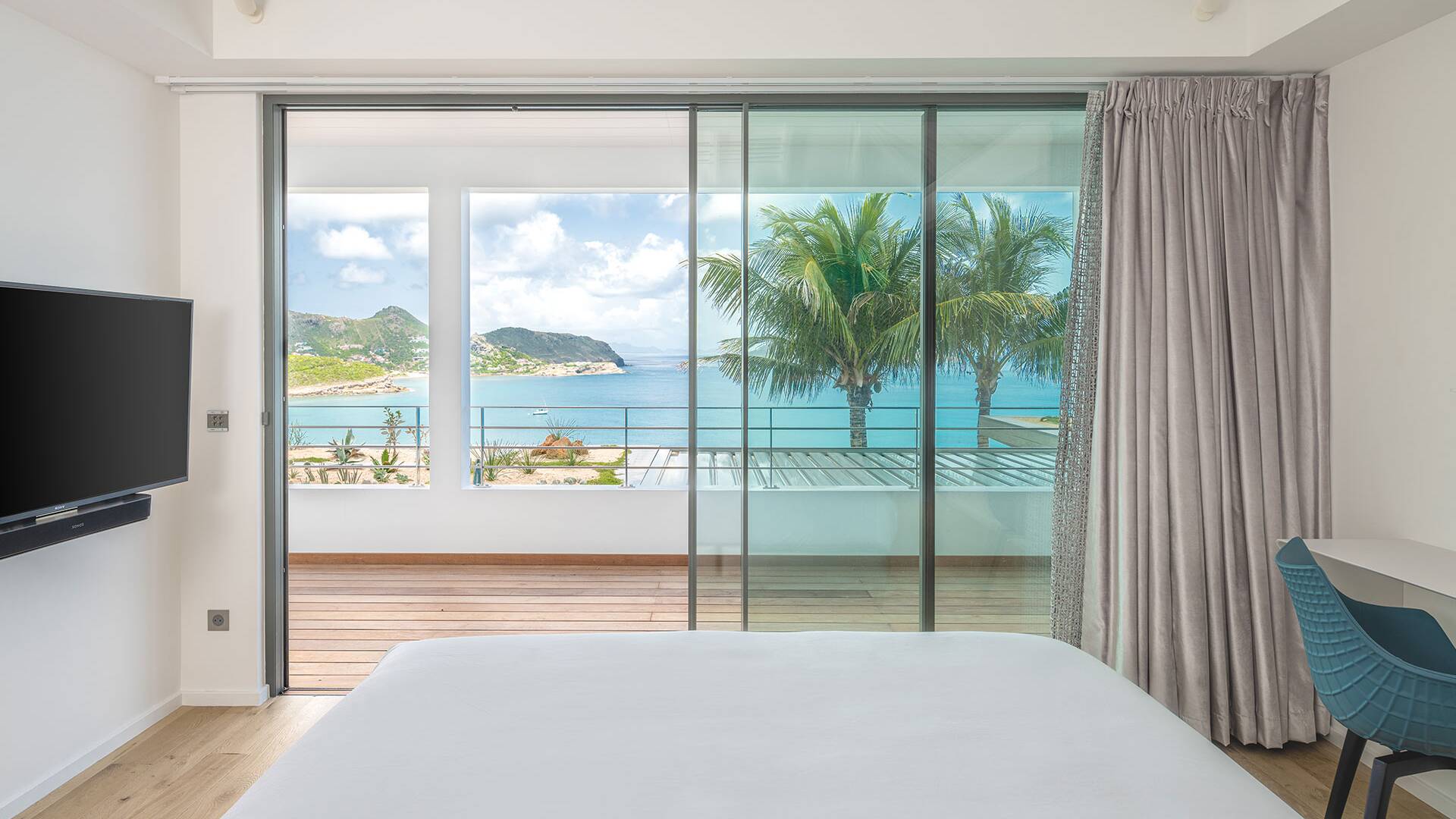 ocean view from double bedroom 